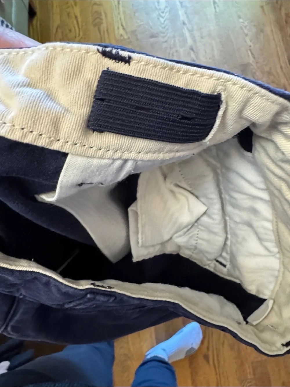 GAP Navy Blue Kids Chino Shorts size 8 Husky
